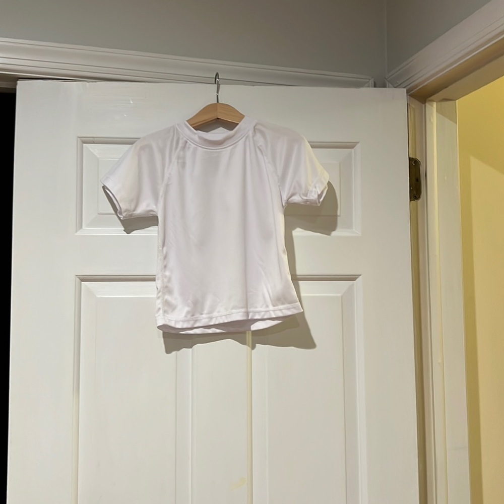 White Swim Shirt